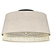 Eglo Tabley Plafondlamp, rond - 40 W, Ø x h: 38 x 23,5 cm, Zwart, E27 met Afstandsbediening