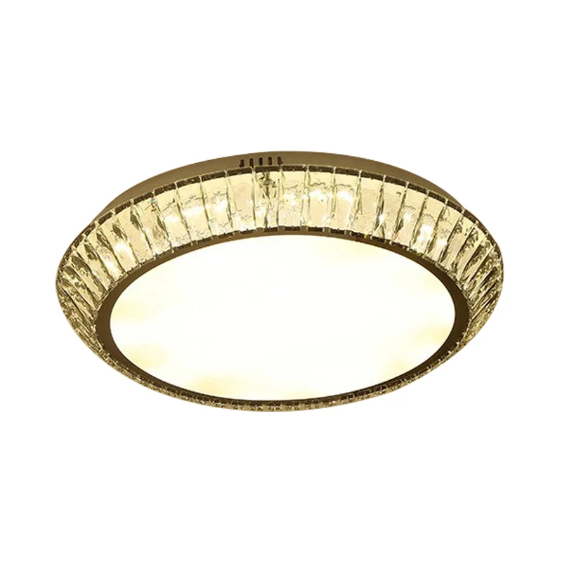 Energiezuinige Afgeschuinde ingelegde kristallen ronde inbouw minimalistische woonkamer 23,5 "/31,5" dia LED inbouwplafond...