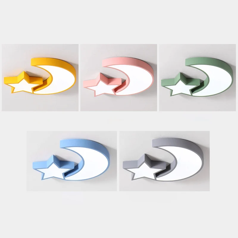 IP44 Waterdichte Ster en Maan Acryl Inbouw Plafondlamp Kinderstijl LED Inbouw Plafondlamp