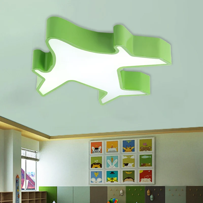 Vliegtuigslaapkamer inbouwlamp armatuur acryl LED eigentijds plafondgemonteerd helder rood/geel/blauw