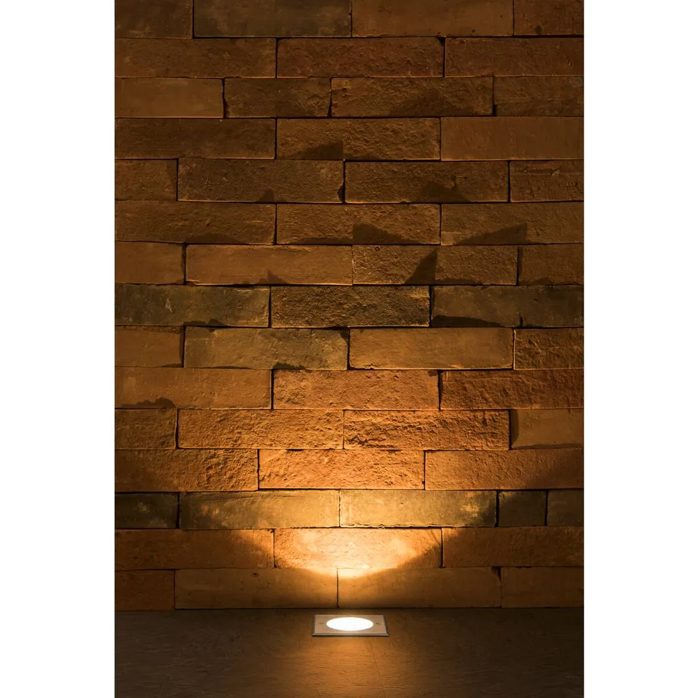 Bouwplaats SLV Buitenlamp DASAR® 215 IP67 Roestvrij Staal - 21,5x21,5x16 cm