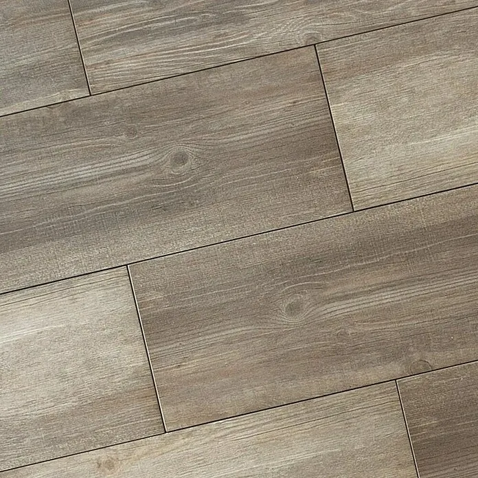 Keramische tegel Hout Look Eiken - Keramiek, l x b x d: 120 x 30 x 4 cm, Bruin