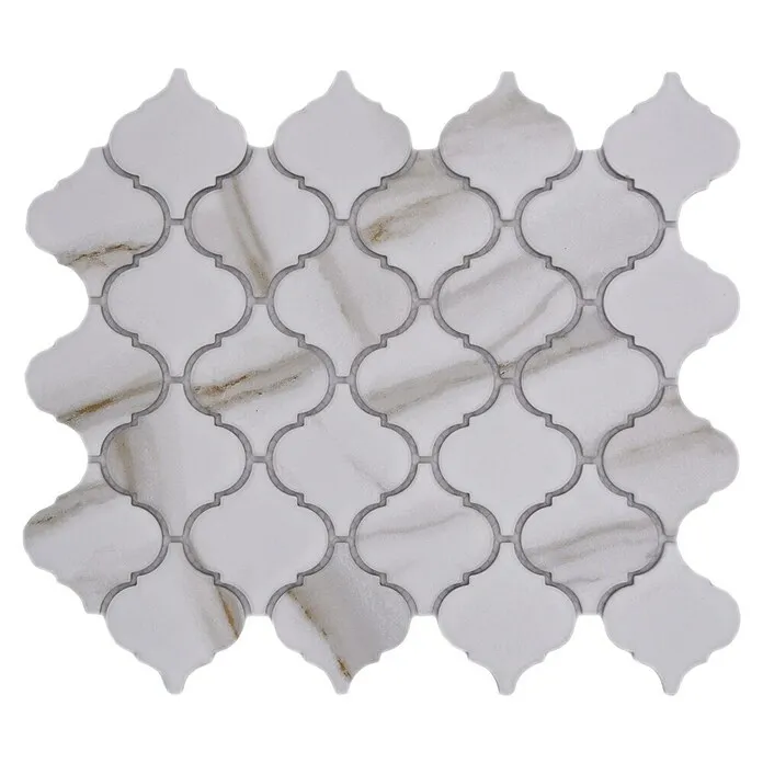 Mozaïektegel Florentiner Calacatta CIM CLP CT - 24,5 x 29,3 cm, Wit, Mat