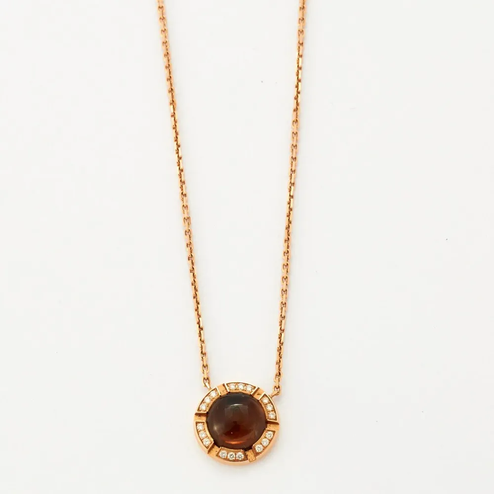 CHAUMET - Necklace "Class One Cruise" Smoky Quartz