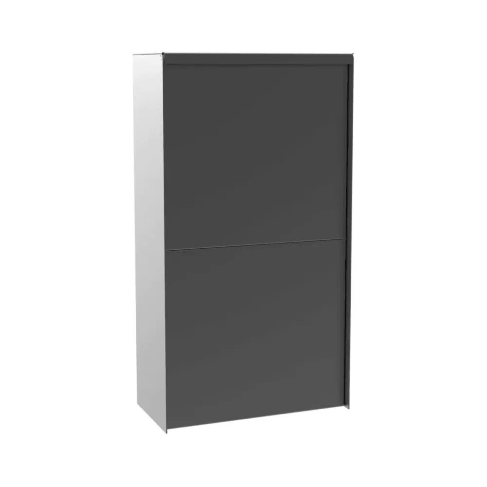eSafe Dropbox Medium Pakketbrievenbus Grijs aluminiumkleurig RAL 9007