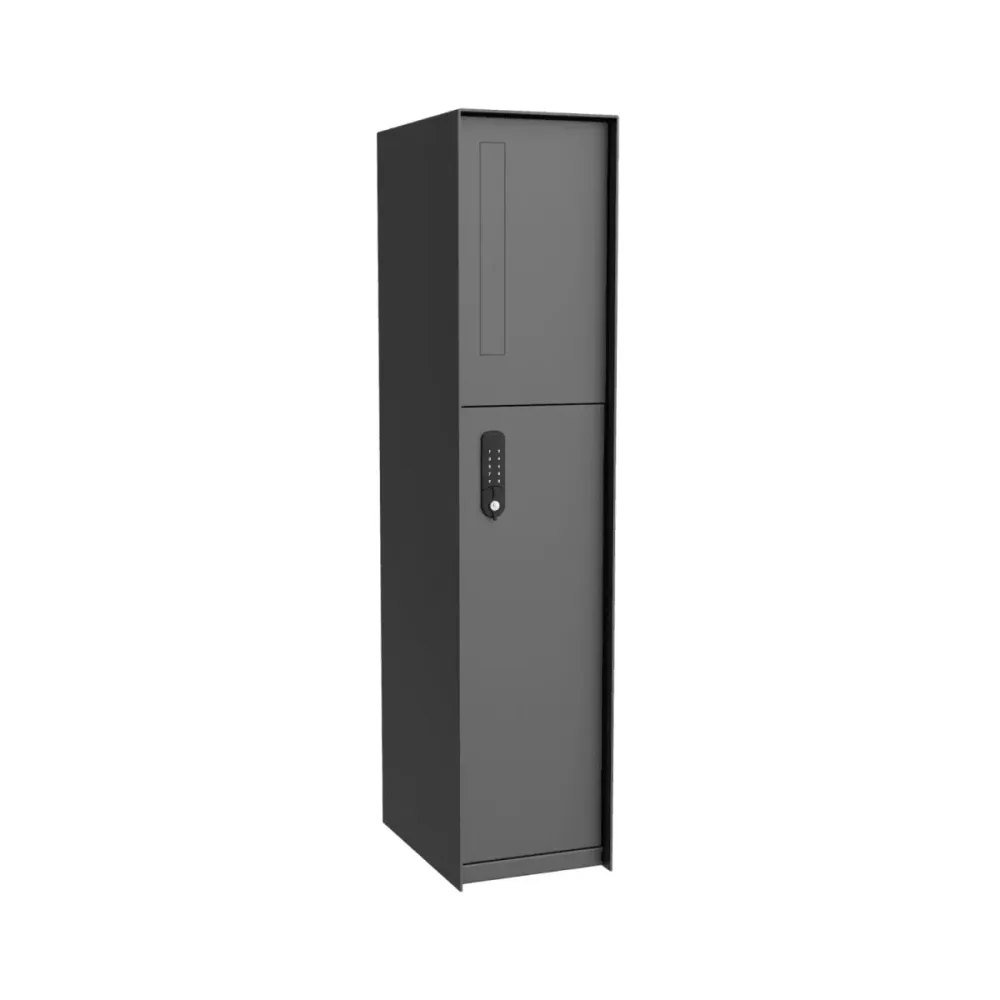 eSafe Fenix Front Pakketbrievenbus Pergola grijs RAL 9008