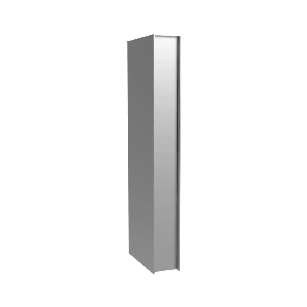 eSafe Fenix Top Klein Pakketbrievenbus Blank aluminiumkleurig RAL 9006