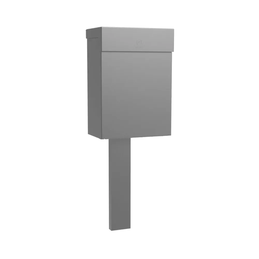 eSafe Topak Digitaal Pakketbrievenbus Grijs aluminiumkleurig RAL 9007
