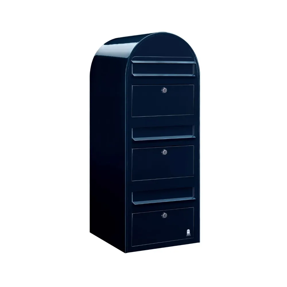 Gegalvaniseerde Bobi Trio RAL 5004 zwartblauw
