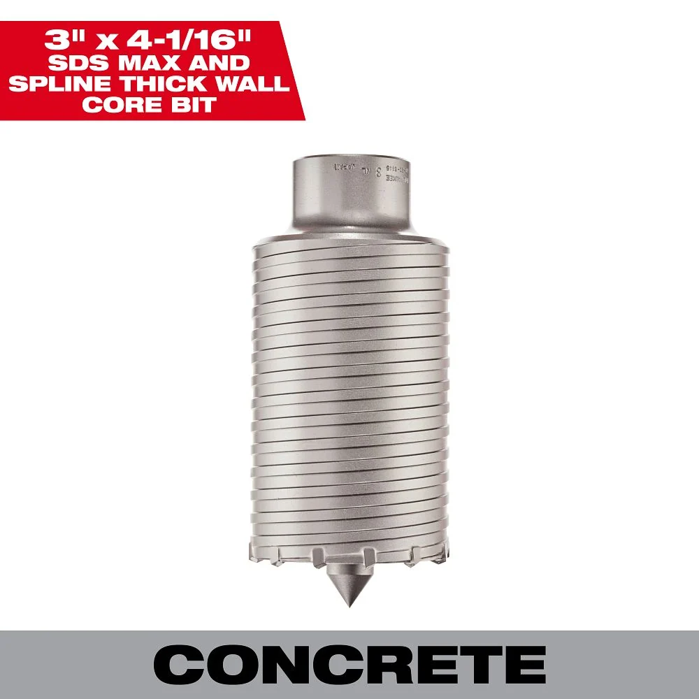 Milwaukee Tools 3-Inch Vol Wall Core Bit 48-20-5145