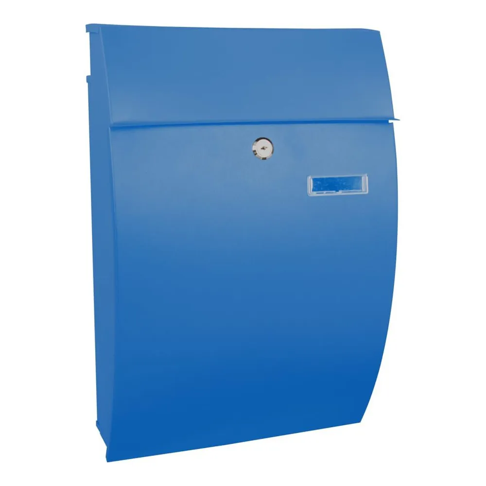 Premium Kwaliteit V-Part Brievenbus Geronan blauw