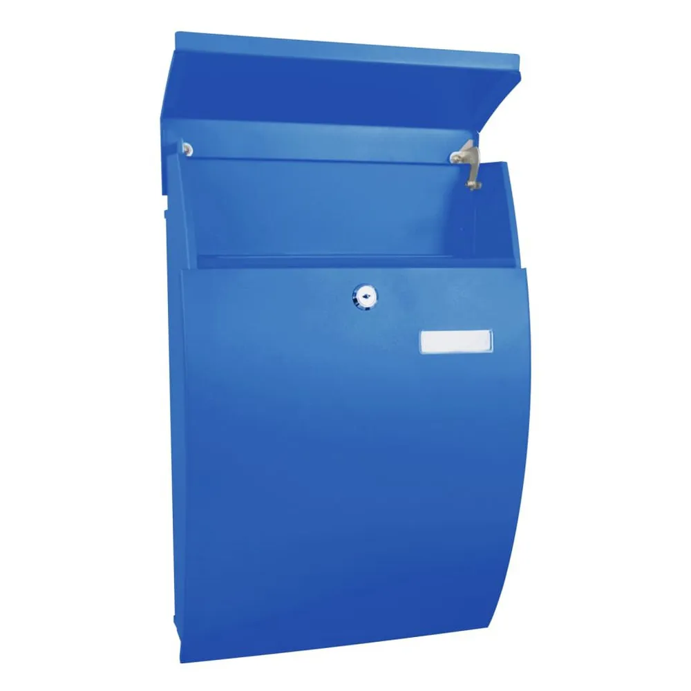 Premium Kwaliteit V-Part Brievenbus Geronan blauw