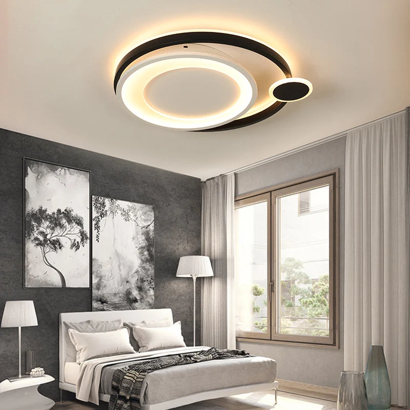 15"/18"/21,5" brede baan plafondgemonteerd armatuur Nordic metaal zwart/wit LED inbouwlamp warm/wit | Snel Leverbaar
