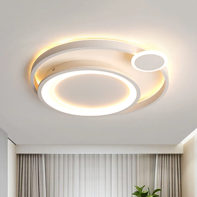 15"/18"/21,5" brede baan plafondgemonteerd armatuur Nordic metaal zwart/wit LED inbouwlamp warm/wit | Snel Leverbaar