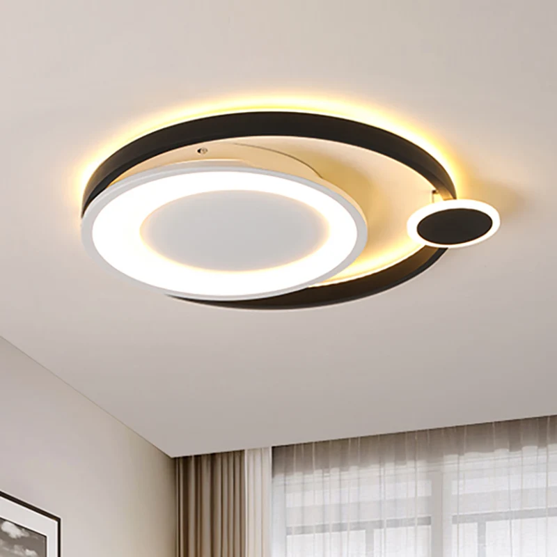 15"/18"/21,5" brede baan plafondgemonteerd armatuur Nordic metaal zwart/wit LED inbouwlamp warm/wit | Snel Leverbaar