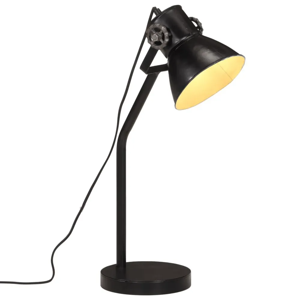 Bureaulamp 25 W E27 17x17x60 cm zwart | Snel Leverbaar