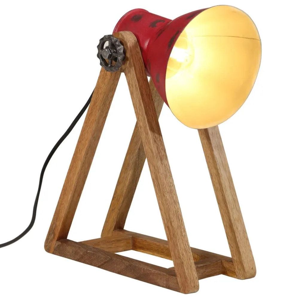 Bureaulamp 25 W E27 30x17x40 cm verweerd rood | Snel Leverbaar