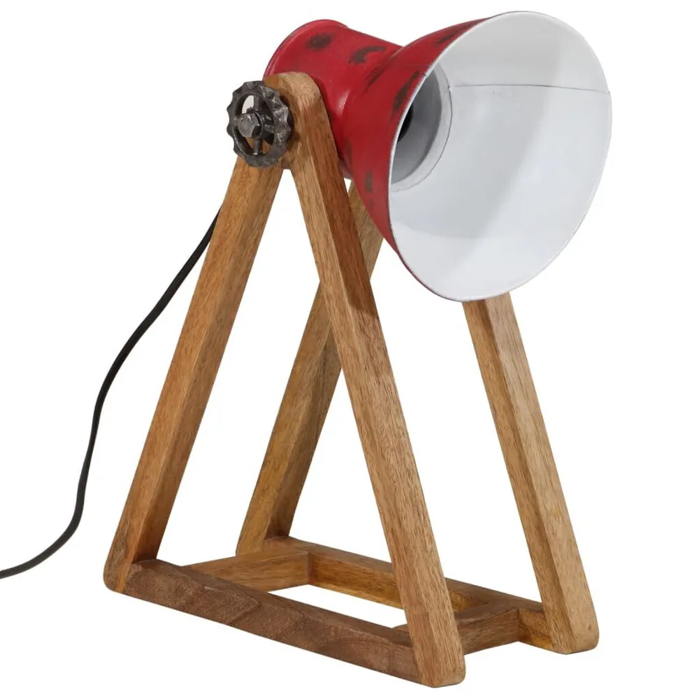 Bureaulamp 25 W E27 30x17x40 cm verweerd rood | Snel Leverbaar