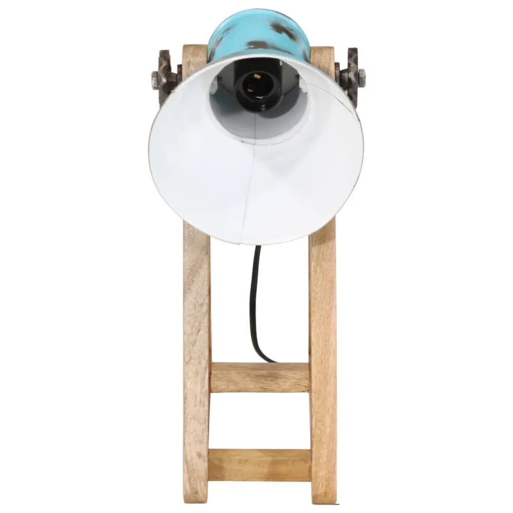 Energiezuinige LED Bureaulamp 25 W E27 30x17x40 cm verweerd blauw