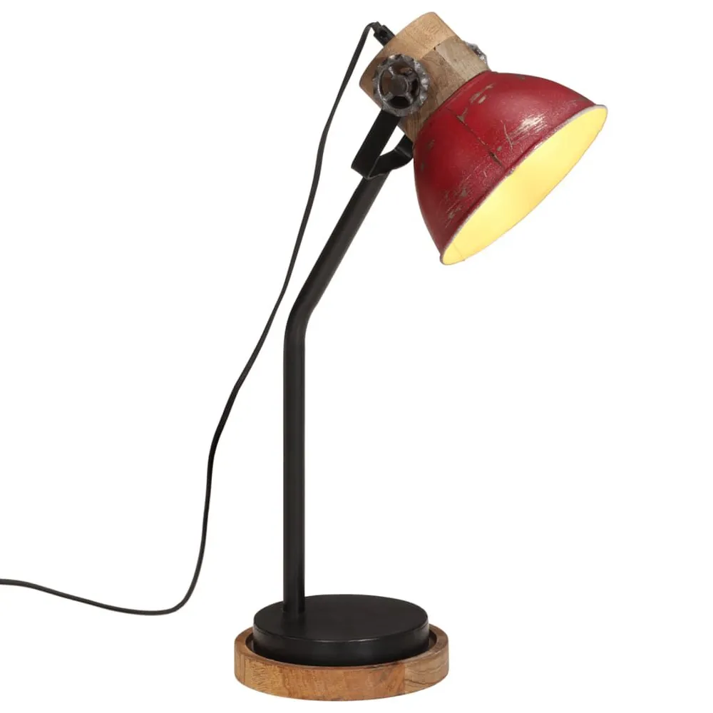 Gecertificeerd IP44 Bureaulamp 25 W E27 18x18x60 cm verweerd rood