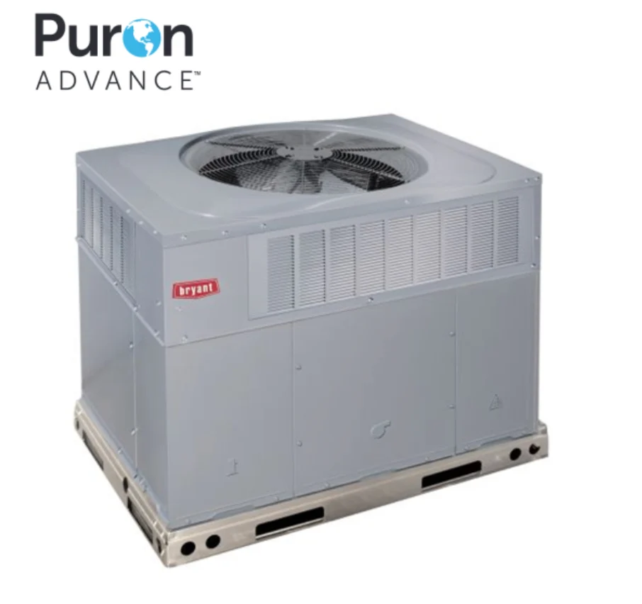 Bryant Legacy™ 5 Ton, 13.4 SEER2, R454B, Packaged Rooftop Gas Heat / Electric Afkoelend, Single Stage, 208/3