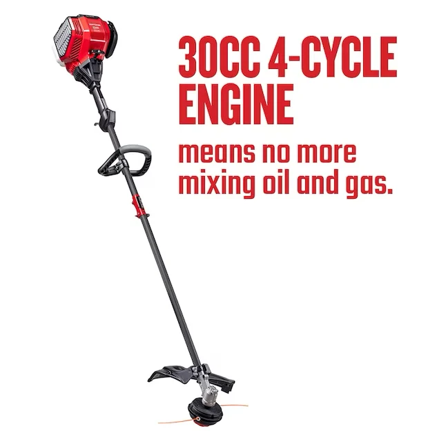 CRAFTSMAN WS4200 30-cc 4-cycle 17- Straight Shaft Attachment Capable Gas String Trimmer