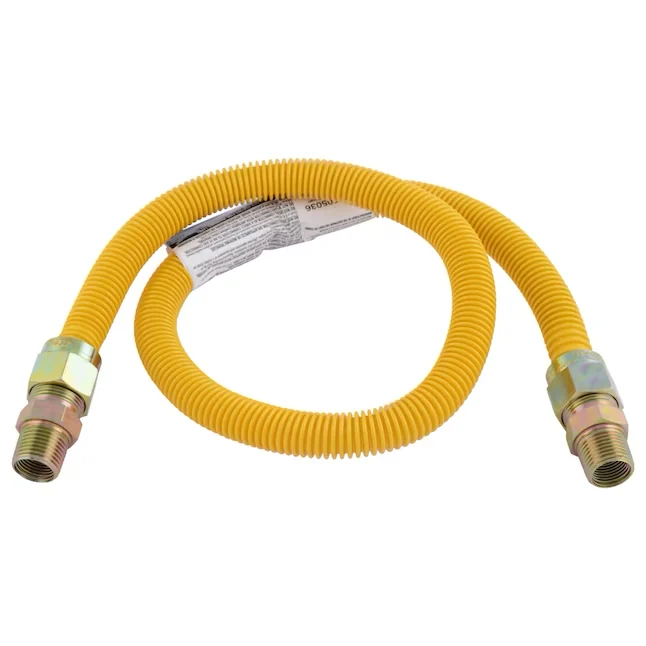 Eastman 36- 1/2- Mip Inlet x 1/2- Mip Outlet Roestvast Steel Gas Connector