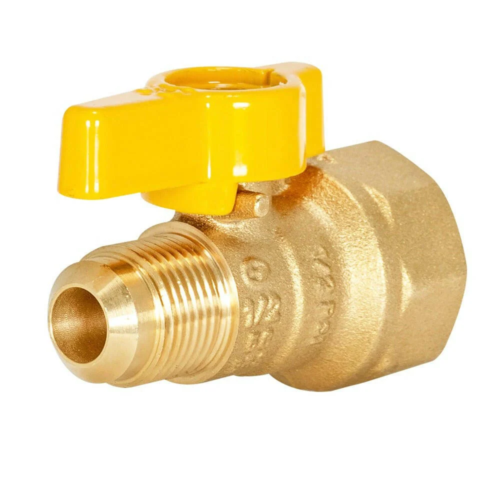 Eastman 1/2″ Flare x 3/4″ FIP Gas Straight Ball Valve met CE-Keurmerk