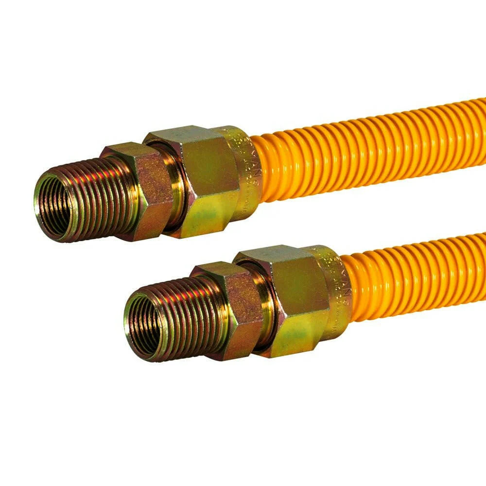 Eastman 5/8″ OD Yellow Epoxy Coated Corrosiebestendig Steel Gas Connector