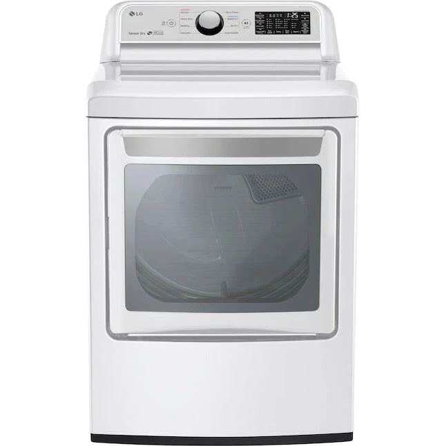 LG EasyLoad Smart Wi-Fi Enabled 7.3-cu ft Gas Dryer (White) ENERGY STAR