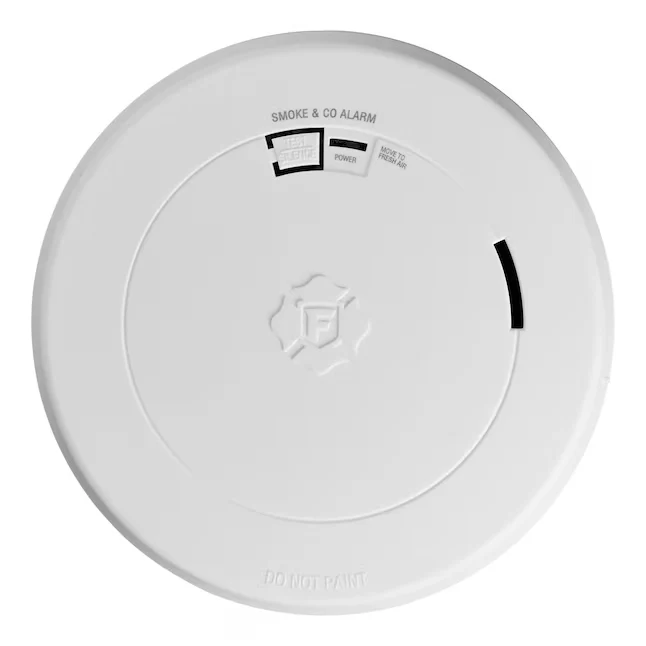 First Alert 10-Year Battery set van twee Battery-operated Combination Smoke and Carbon Monoxide Detector