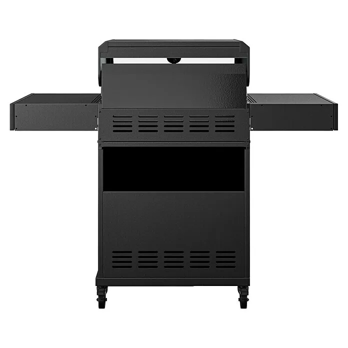 Gecertificeerd Kingstone KMS Gasbarbecue Cliff 3000 Beast Zwart Edition - Grilloppervlak - B x D: 61 x 45 cm, 10,5 kW, Aan...