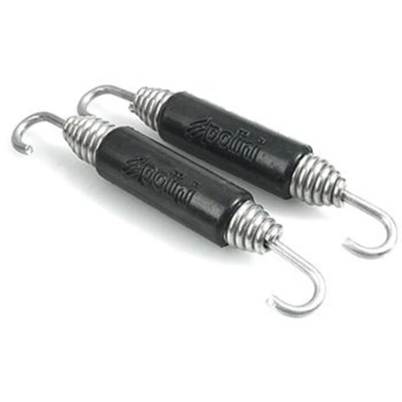 MUELLE ESCAPE POLINI ROTATIVO CON GOMA INOX L= 53mm 228.0004