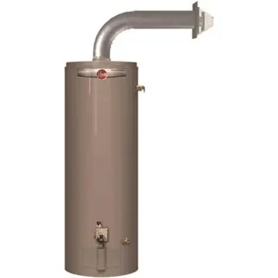 Rheem 40 gal. 36,000 BTU Professional Classic Tall Direct Vent Residential Oorspronkelijk Gas Water Heater, Side T&P Relie...