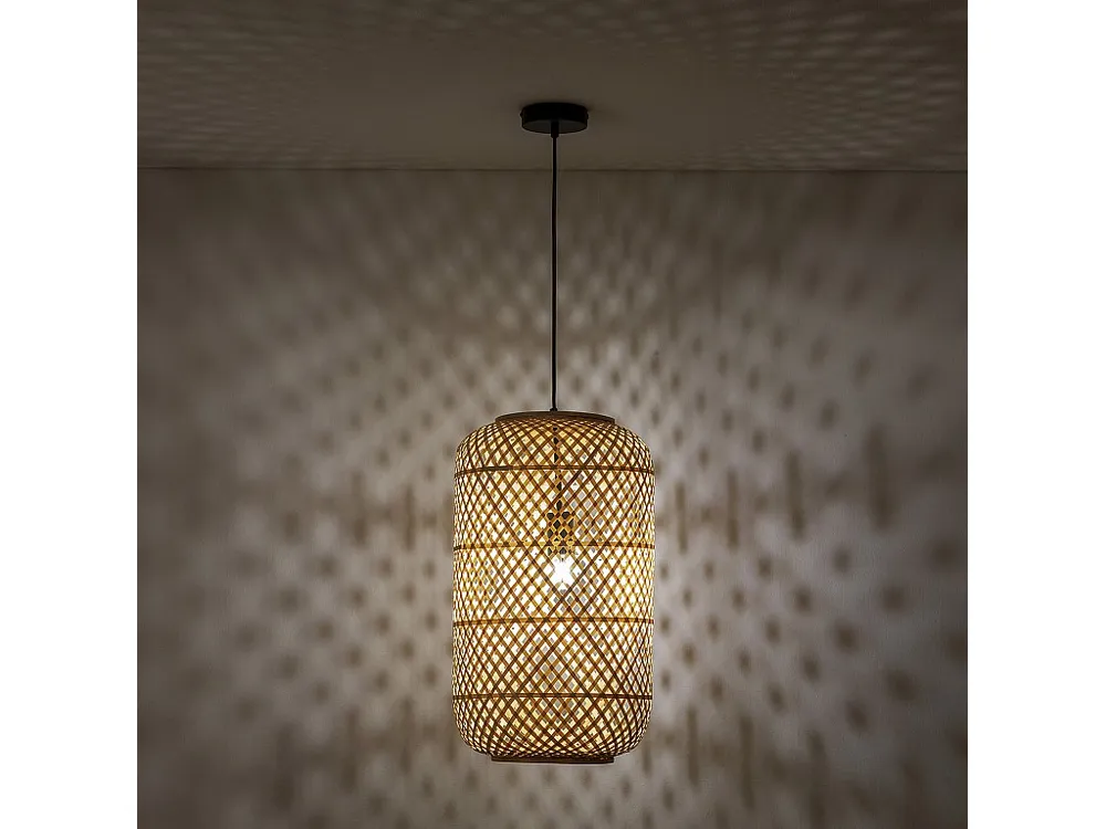 Hanglamp Mayu van Bamboe, diameter 30 cm - 4000K