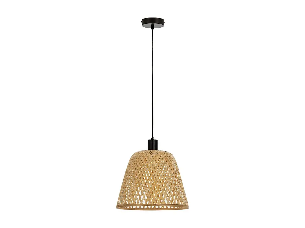 Plafondlamp Raku Bamboe, diameter 30 cm met DALI Dimbaar