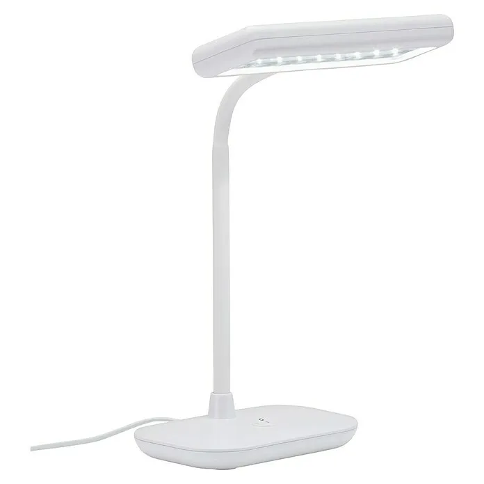 Briloner Led-tafellamp DAYLIGHT - 8 W, l x b x h: 23 x 12 x 44 cm, Wit, Daglicht wit met DALI Dimbaar