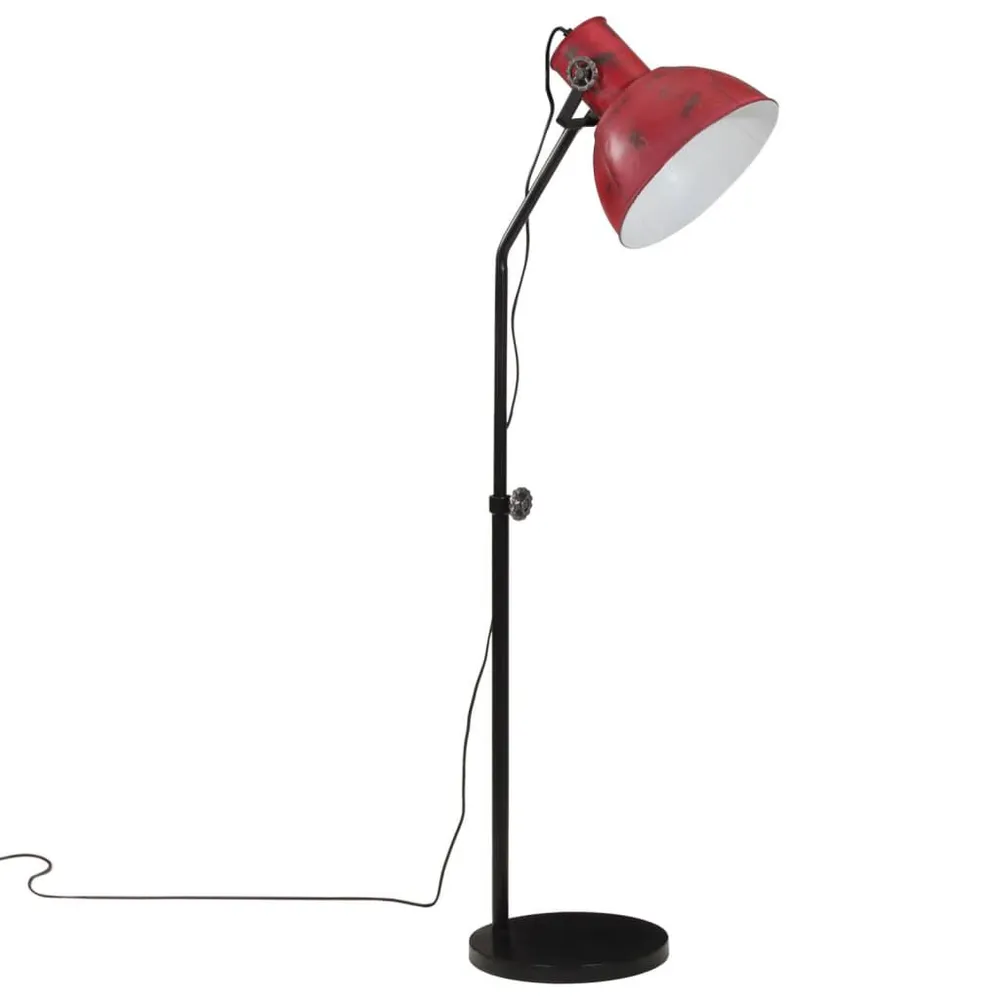 Vloerlamp 25 W E27 30x30x90/150 cm verweerd rood voor Kantoren