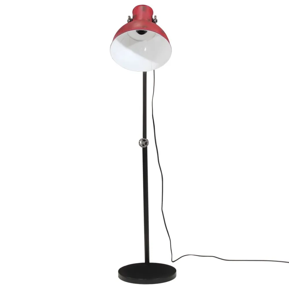 Vloerlamp 25 W E27 30x30x90/150 cm verweerd rood voor Kantoren
