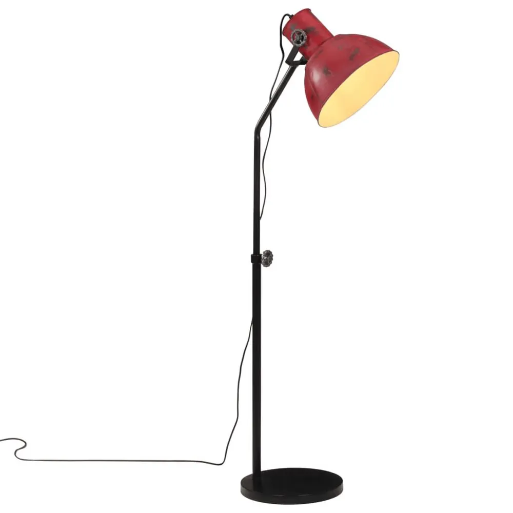 Vloerlamp 25 W E27 30x30x90/150 cm verweerd rood voor Kantoren