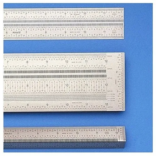 Precision Marking Rule Set, 12 Inch met Laseruitlijning
