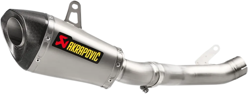 AKRAPOVIC SLIP-ON SERIES MUFFLERS LINK PIPE TI ZX10R 2016