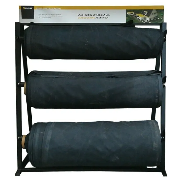 Brandvertragend Pandser EPDM folie, per meter Dakbedekking - Breedte: 5,6 m, Dikte: 1,2 mm