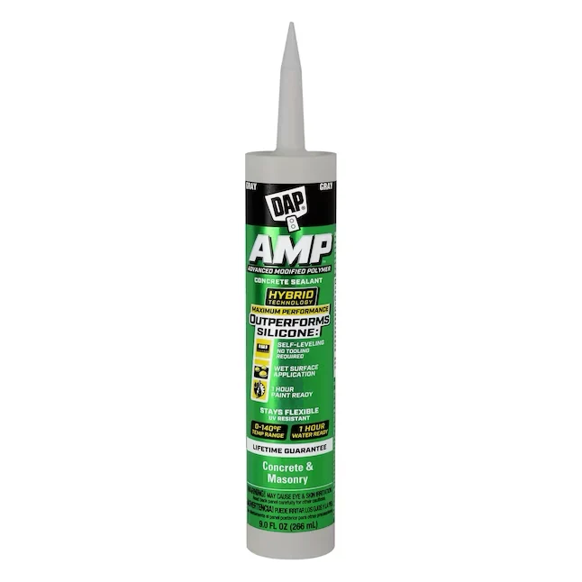 DAP AMP 9-oz Gray Paintable Vergevorderd Sealant Self Leveling Caulk