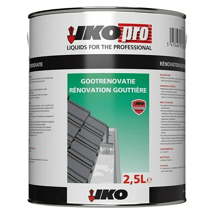 Iko Dakgoot Renovatie Coating - 2,5 l