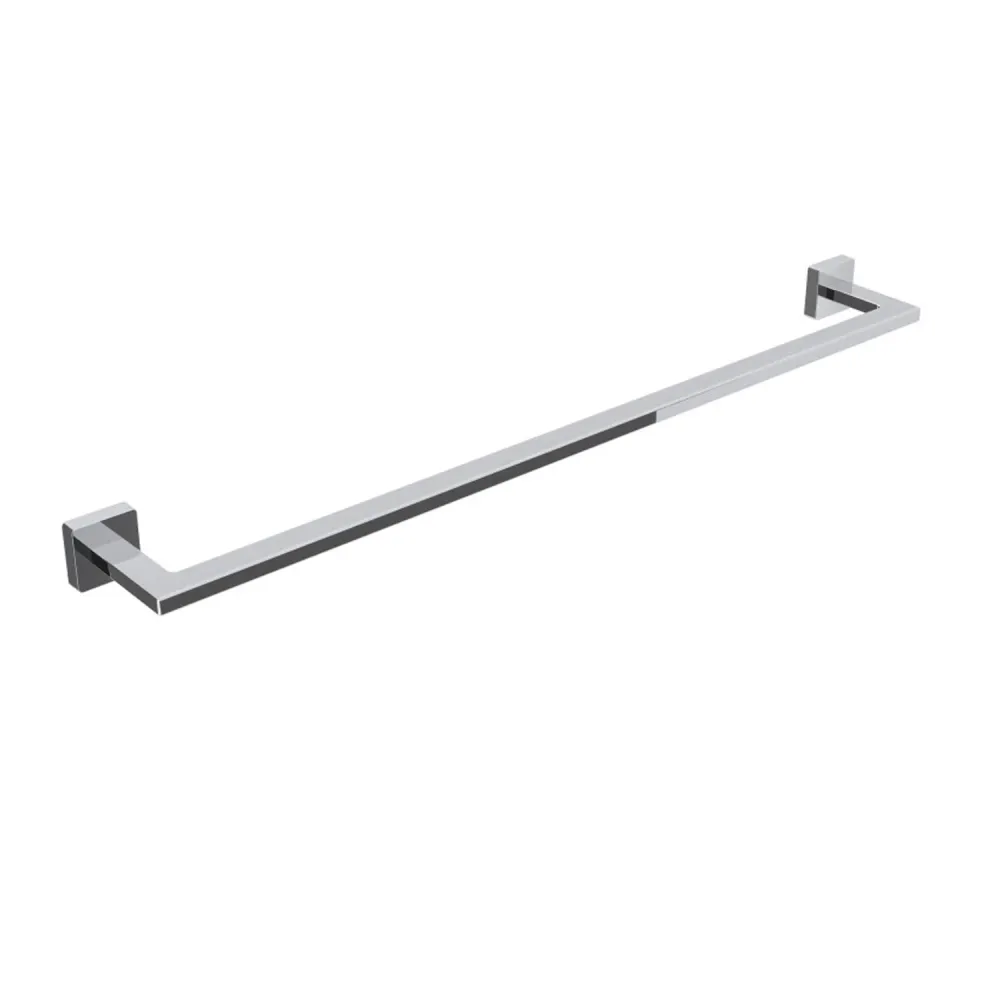 Wall-mounted geel koper towel holder Dado collection Lineabeta - Satin metal 640mm