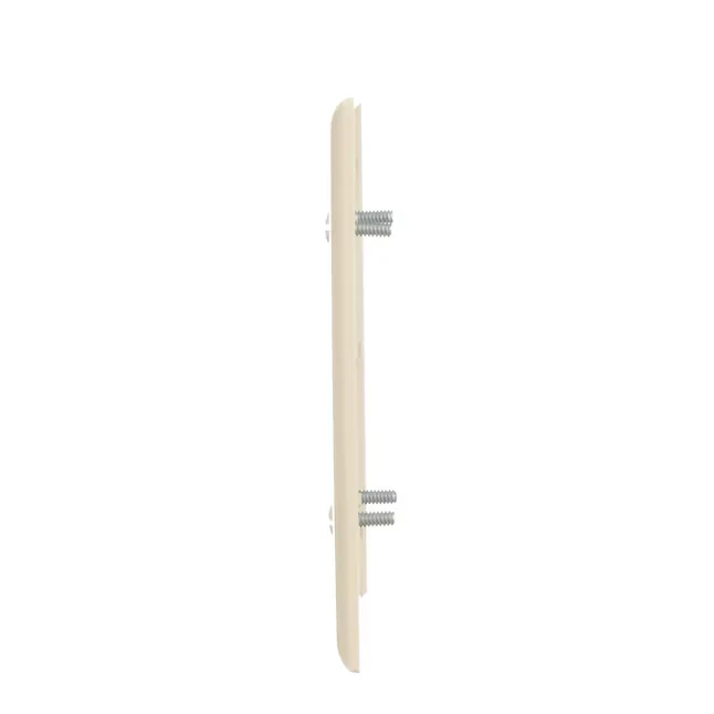 Eaton 2-Gang Typisch Size Ivory Plastic Indoor Toggle Wall Plate