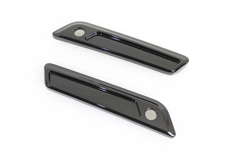 Gloss Black Saddlebag Latch Kit Harley-Davidson