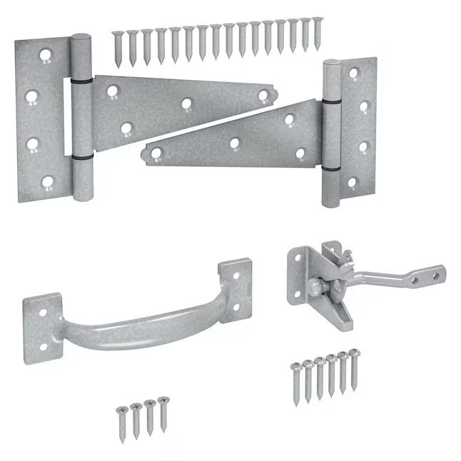 National Hardware N166-008 Gate Kit Galvanized met nachtsluiting