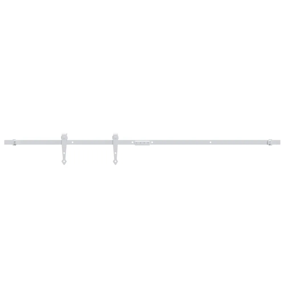Ophangset voor minischuifdeur 122 cm koolstofstaal wit